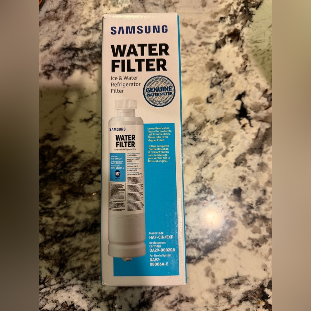 NEW Samsung Genuine refrigerator water filter DA29-00020B model HAF-CIN/EXP